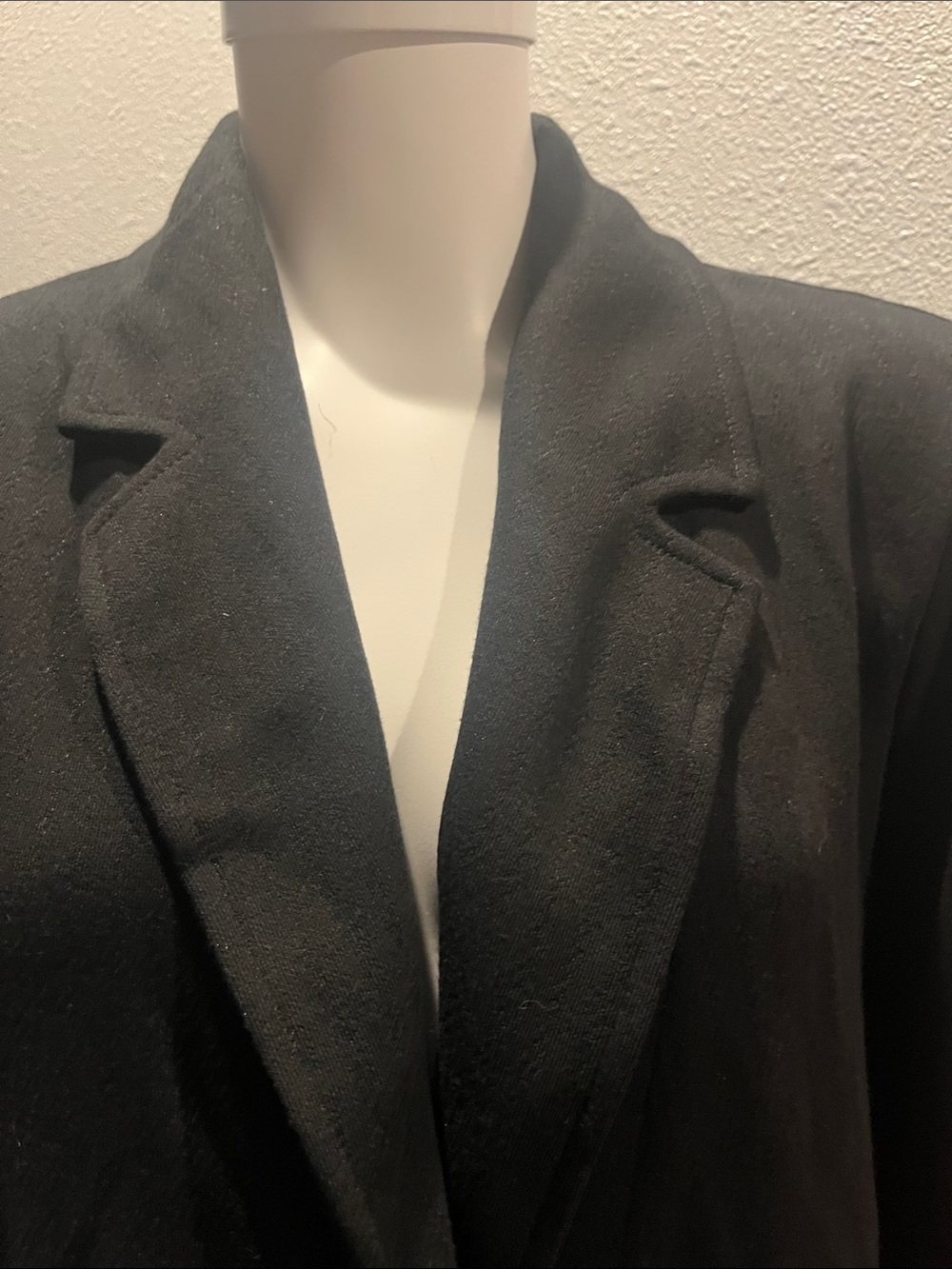 Classic Long Black Women's Coat vintage size medium